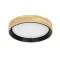 Italux Campelo  natúr-fekete LED mennyezeti lámpa (IT-PLF-4350-25W-WD-BK-4K) LED 1 izzós IP20