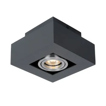 Italux Casemiro  fekete mennyezeti spotlámpa (IT-IT8002S1-BK/AL) GU10 1 izzós IP20