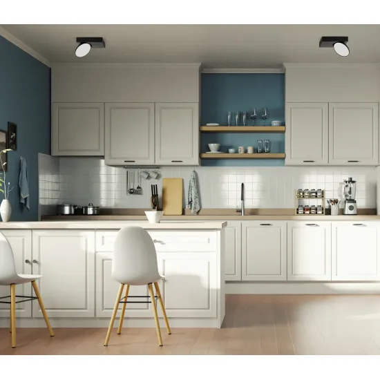 Italux Castelio  fekete LED mennyezeti spotlámpa (IT-SPL-31976-1B-BK) LED 1 izzós IP20