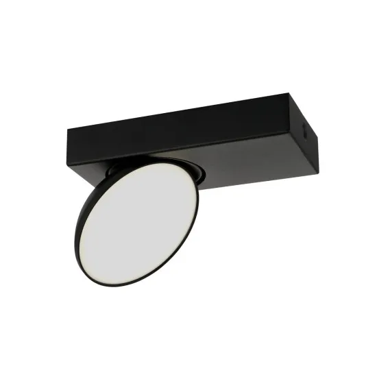 Italux Castelio  fekete LED mennyezeti spotlámpa (IT-SPL-31976-1B-BK) LED 1 izzós IP20