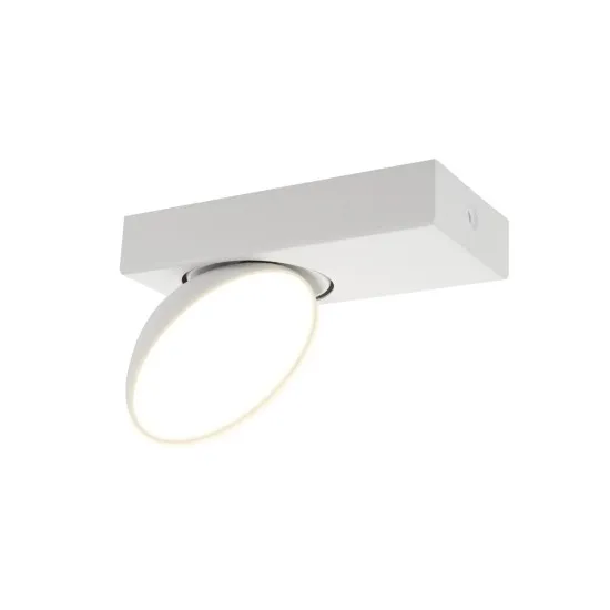 Italux Castelio  fehér LED mennyezeti spotlámpa (IT-SPL-31976-1B-WH) LED 1 izzós IP20
