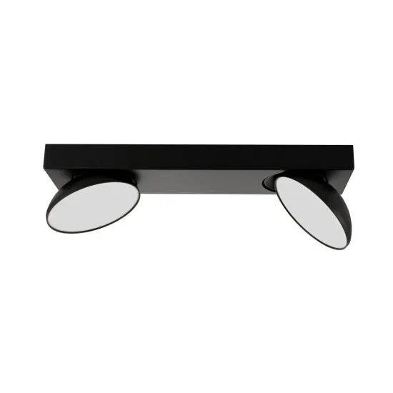 Italux Castelio  fekete LED mennyezeti spotlámpa (IT-SPL-31976-2B-BK) LED 2 izzós IP20