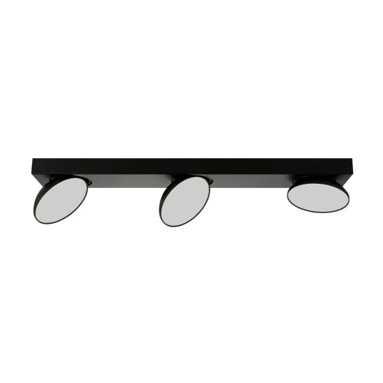 Italux Castelio  fekete LED mennyezeti spotlámpa (IT-SPL-31976-3B-BK) LED 3 izzós IP20