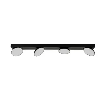 Italux Castelio  fekete LED mennyezeti spotlámpa (IT-SPL-31976-4B-BK) LED 4 izzós IP20