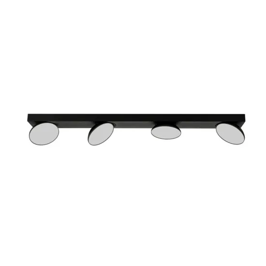 Italux Castelio  fekete LED mennyezeti spotlámpa (IT-SPL-31976-4B-BK) LED 4 izzós IP20