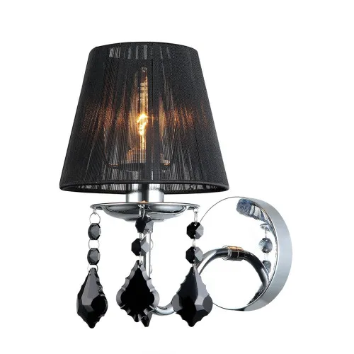 Italux Cornelia  fekete falikar (IT-MBM-2572/1 BK) E14 1 izzós IP20