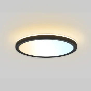 Italux Corte  fekete LED mennyezeti lámpa (IT-PLF-63452-300R-28W-BL) LED 1 izzós IP20