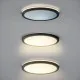 Italux Corte  fekete LED mennyezeti lámpa (IT-PLF-63452-300R-28W-BL) LED 1 izzós IP20