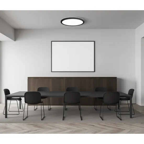 Italux Corte  fekete LED mennyezeti lámpa (IT-PLF-63452-400R-36W-BL) LED 1 izzós IP20