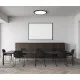 Italux Corte  fekete LED mennyezeti lámpa (IT-PLF-63452-400R-36W-BL) LED 1 izzós IP20