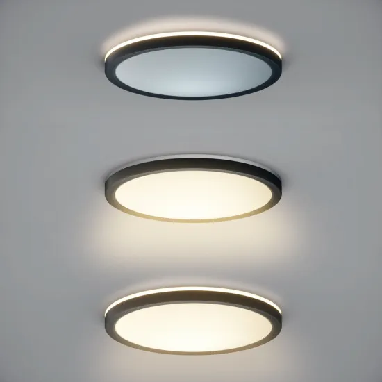Italux Corte  fekete LED mennyezeti lámpa (IT-PLF-63452-400R-36W-BL) LED 1 izzós IP20