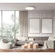 Italux Corte  fehér LED mennyezeti lámpa (IT-PLF-63452-400R-36W-WH) LED 1 izzós IP20