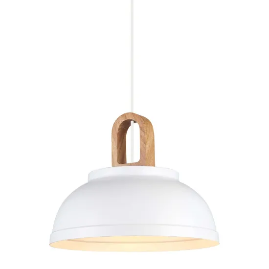 Italux Danito  fehér függesztett lámpa (IT-MDM-3153/1M W) E27 1 izzós IP20