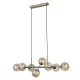 Italux Erimida  antik bronz függesztett lámpa (IT-PND-2244-8A-AB) G9 8 izzós IP20