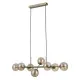 Italux Erimida  antik bronz függesztett lámpa (IT-PND-2244-8A-AB) G9 8 izzós IP20