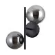 Italux Erimida  fekete falikar (IT-WL-2244-2-BL) G9 2 izzós IP20