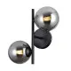 Italux Erimida  fekete falikar (IT-WL-2244-2-BL) G9 2 izzós IP20