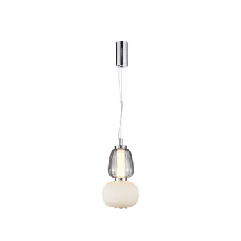 Italux Eris  krómszínű LED függesztett lámpa (IT-PND-98374-18W-CH) LED 1 izzós IP20