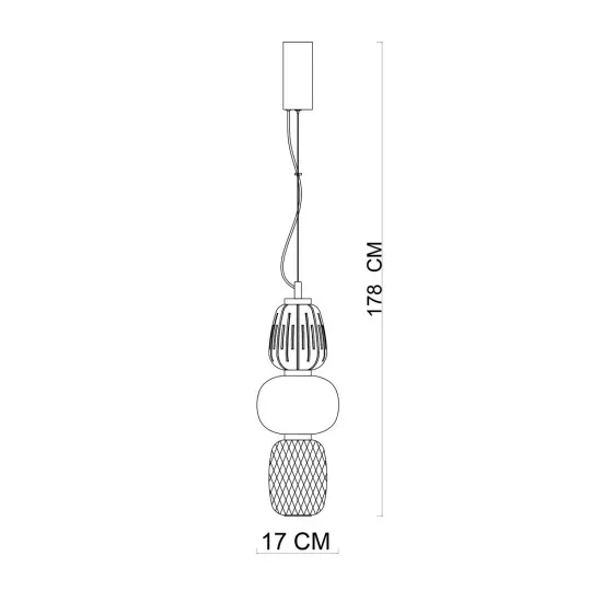 Italux Eris  krómszínű LED függesztett lámpa (IT-PND-98374-28W-CH) LED 1 izzós IP20