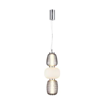 Italux Eris  krómszínű LED függesztett lámpa (IT-PND-98374-28W-CH) LED 1 izzós IP20