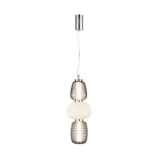 Italux Eris  krómszínű LED függesztett lámpa (IT-PND-98374-28W-CH) LED 1 izzós IP20