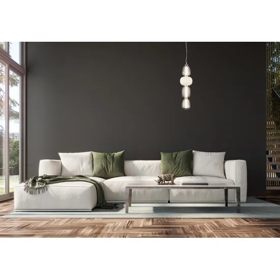Italux Eris  krómszínű LED függesztett lámpa (IT-PND-98374-32W-CH) LED 1 izzós IP20