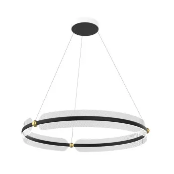 Italux Faris  fekete-arany LED függesztett lámpa (IT-PND-62738-53W-3K-BK-GD) LED 1 izzós IP20