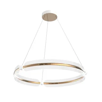 Italux Faris  arany-fehér LED függesztett lámpa (IT-PND-62738-53W-3K-GD) LED 1 izzós IP20