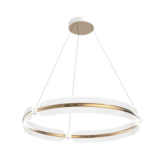 Italux Faris  arany-fehér LED függesztett lámpa (IT-PND-62738-53W-3K-GD) LED 1 izzós IP20