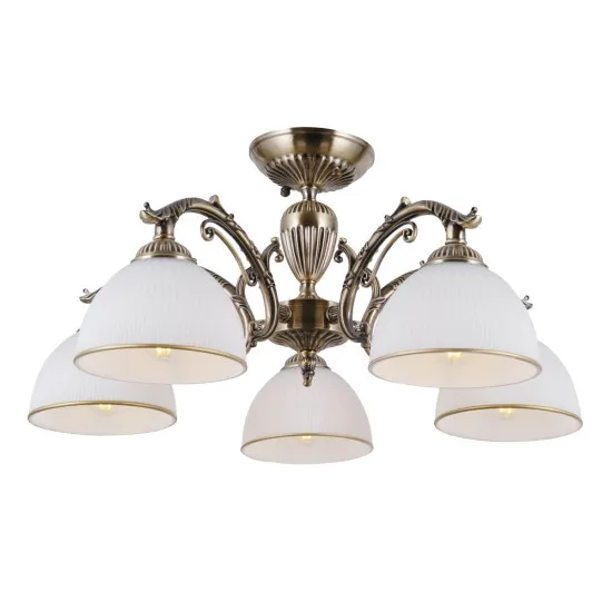 Italux Feneza  bronz csillár (IT-PND-5122-5) E27 5 izzós IP20