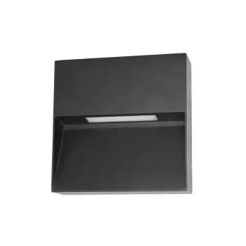 Italux Fenis fekete LED kültéri fali lámpa (IT-OWL-2685-3K) LED 1 izzós IP54