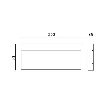 Italux Fenis fekete LED kültéri fali lámpa (IT-OWL-2695-4K) LED 1 izzós IP54