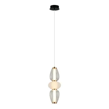 Italux Gastel  fehér-füstszínű LED függesztett lámpa (IT-PND-74937-3-BK) LED 1 izzós IP20