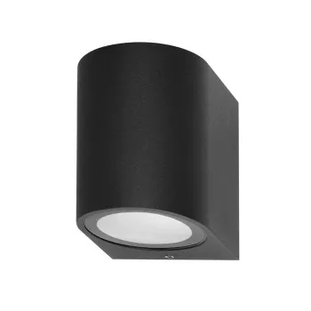 Italux Genta  fekete kültéri fali lámpa (IT-OWL-2197-1R) GU10 1 izzós IP54