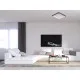 Italux Giacinto  fekete LED mennyezeti lámpa (IT-5304-850SQC-BK-3) LED 1 izzós IP20