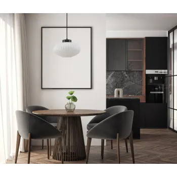 Italux Groste  fekete függesztett lámpa (IT-PND-52376-1-BK) E27 1 izzós IP20