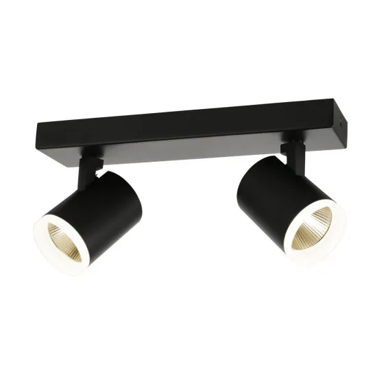 Italux Helvia  fekete LED mennyezeti spotlámpa (IT-SPL-31991-2B-BK) LED 2 izzós IP20