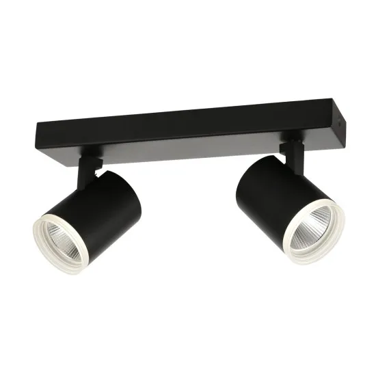 Italux Helvia  fekete LED mennyezeti spotlámpa (IT-SPL-31991-2B-BK) LED 2 izzós IP20