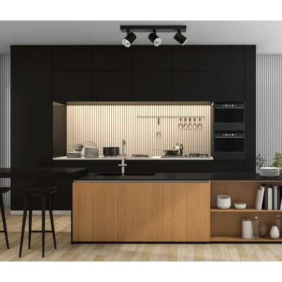 Italux Helvia  fekete LED mennyezeti spotlámpa (IT-SPL-31991-3B-BK) LED 3 izzós IP20