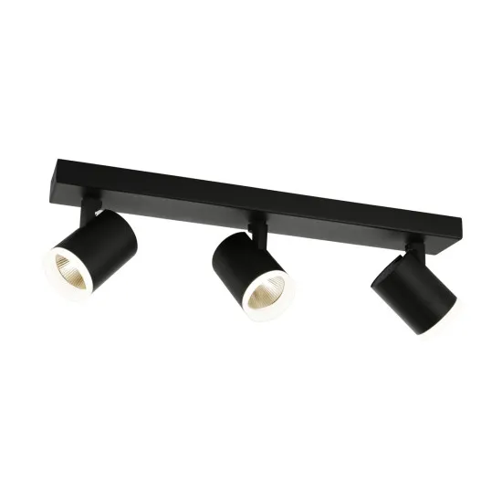 Italux Helvia  fekete LED mennyezeti spotlámpa (IT-SPL-31991-3B-BK) LED 3 izzós IP20