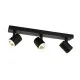 Italux Helvia  fekete LED mennyezeti spotlámpa (IT-SPL-31991-3B-BK) LED 3 izzós IP20