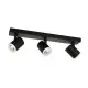 Italux Helvia  fekete LED mennyezeti spotlámpa (IT-SPL-31991-3B-BK) LED 3 izzós IP20