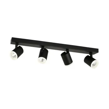 Italux Helvia  fekete LED mennyezeti spotlámpa (IT-SPL-31991-4B-BK) LED 4 izzós IP20