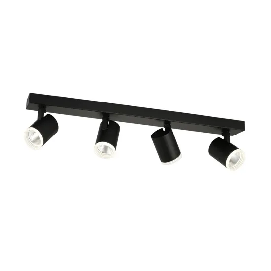 Italux Helvia  fekete LED mennyezeti spotlámpa (IT-SPL-31991-4B-BK) LED 4 izzós IP20