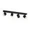 Italux Helvia  fekete LED mennyezeti spotlámpa (IT-SPL-31991-4B-BK) LED 4 izzós IP20