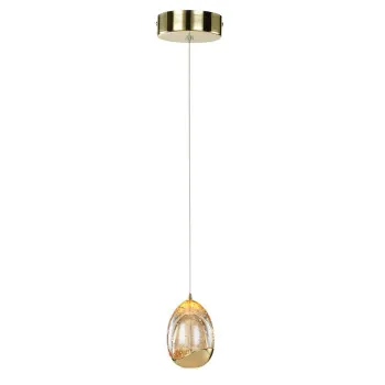 Italux Huelto  arany-pezsgő LED függesztett lámpa (IT-PND-22112132-1A-CHPN) LED 1 izzós IP20
