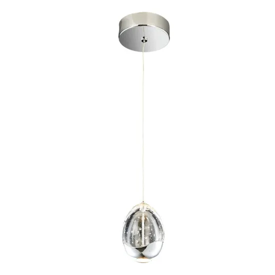 Italux Huelto  krómszínű LED függesztett lámpa (IT-PND-22112132-1A-CR) LED 1 izzós IP20
