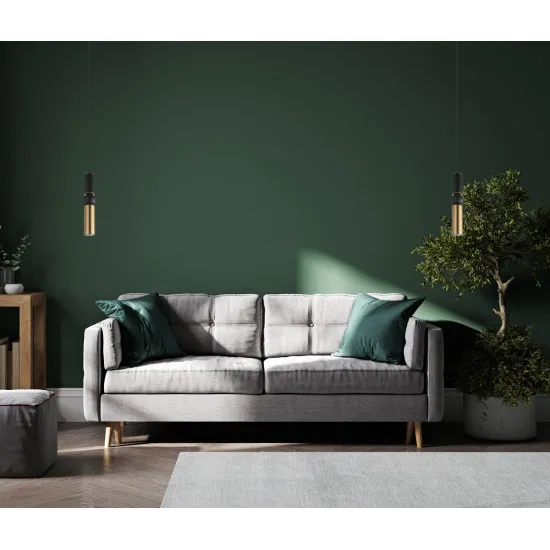 Italux Isidora  fekete-bronz függesztett lámpa (IT-PND-14290-1-BK-BRO) GU10 1 izzós IP20