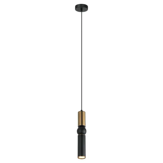 Italux Isidora  fekete-bronz függesztett lámpa (IT-PND-14290-1-BRO-BK) GU10 1 izzós IP20