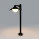 Italux Isola fekete LED kültéri állólámpa (IT-OFL-6923-4K) LED 1 izzós IP54
